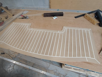 Shearwater R70 pvc synthetic teak deck- Free sample and quote request