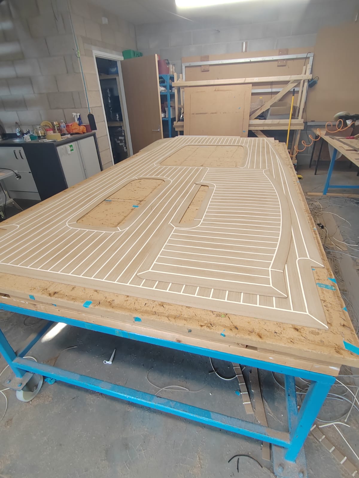 Shearwater R70 pvc synthetic teak deck- Free sample and quote request