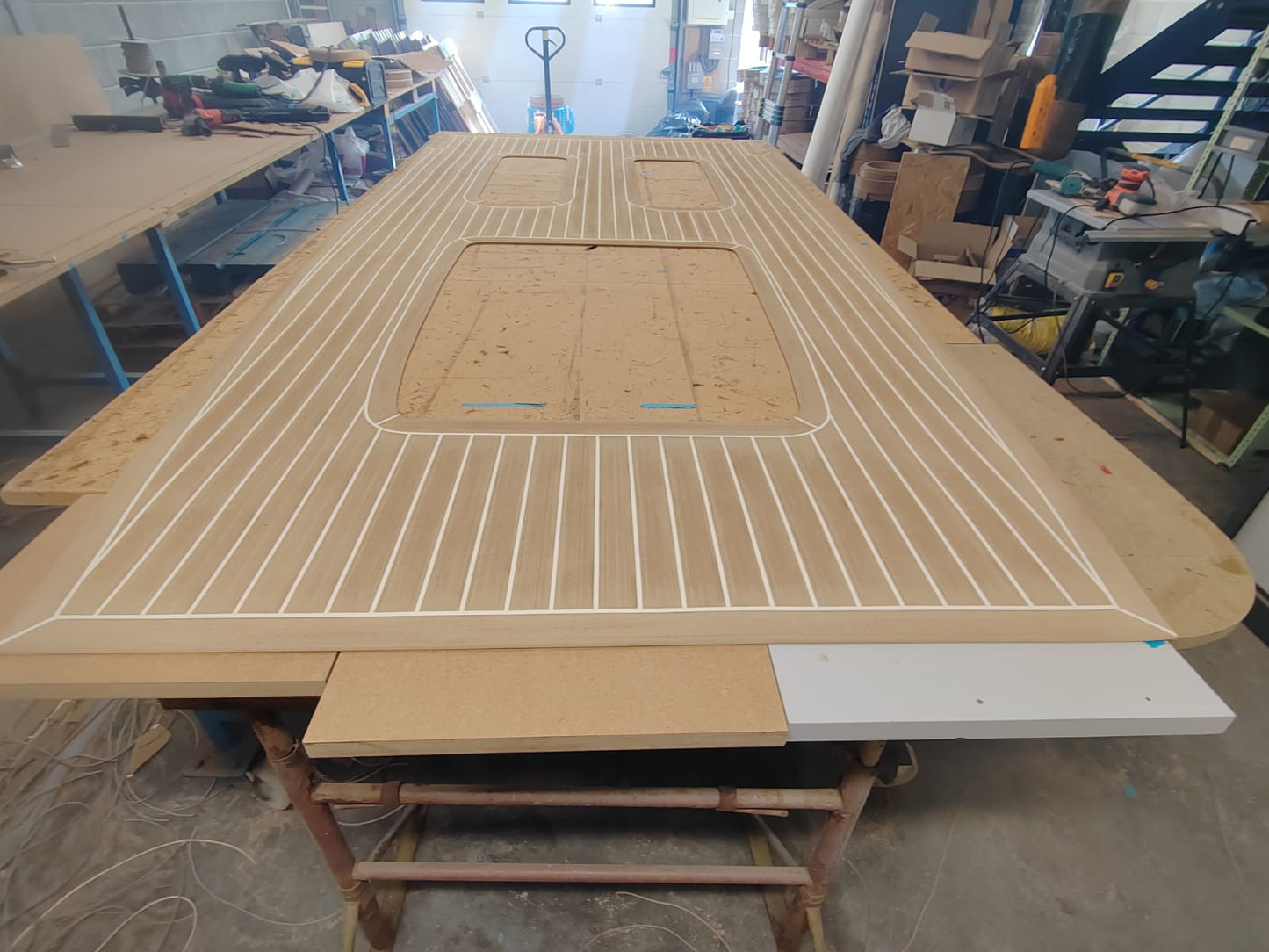 Shearwater R70 pvc synthetic teak deck- Free sample and quote request