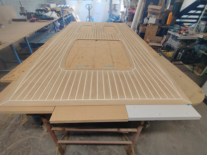 Shearwater R70 pvc synthetic teak deck- Free sample and quote request