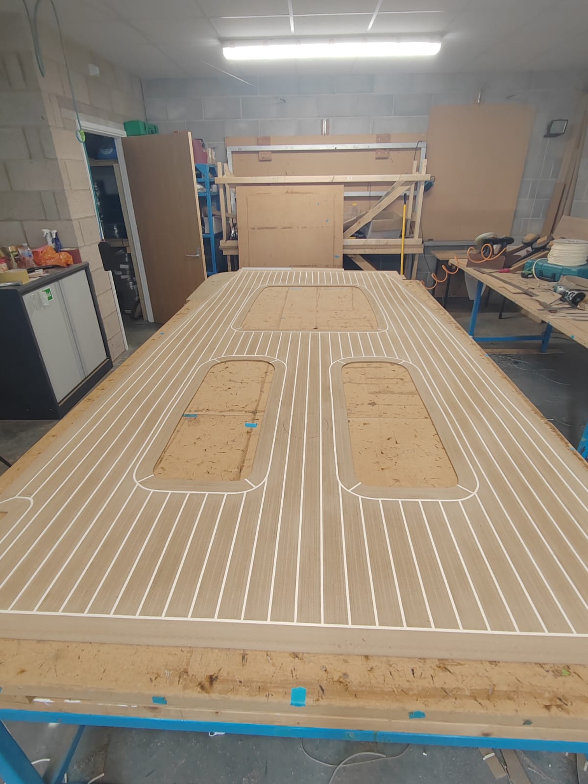 Shearwater R70 pvc synthetic teak deck- Free sample and quote request