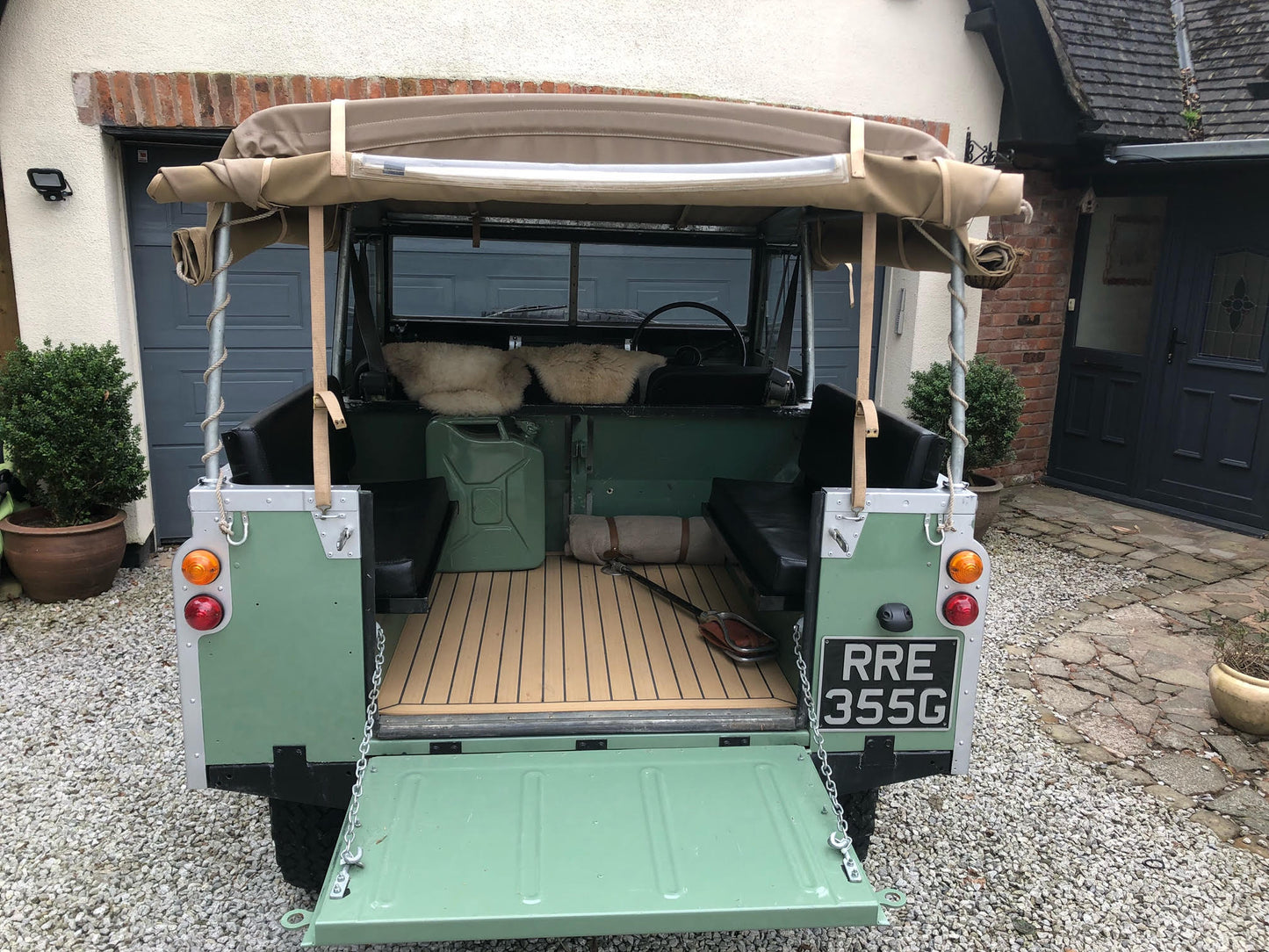Land Rover 90 Defender pvc synthetic teak deck- Free sample and quote request