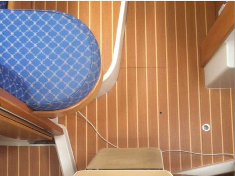 370 Teak and holly IMO soleboard cut length surface vinyl per linear m off the roll- Free sample and quote request