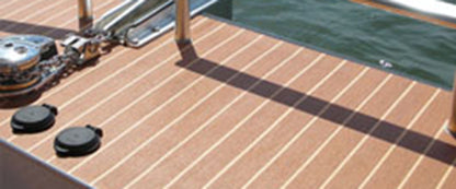 370 Teak and holly IMO soleboard cut length surface vinyl per linear m off the roll- Free sample and quote request